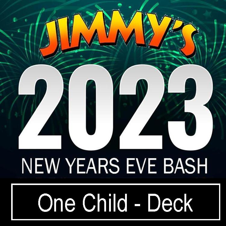 2023 New Years Eve - 1 child on the deck.